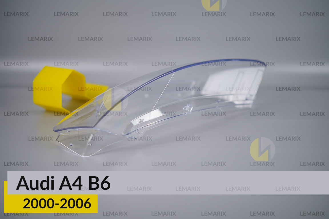 Скло фари Audi A4 B6 (2000-2006) праве