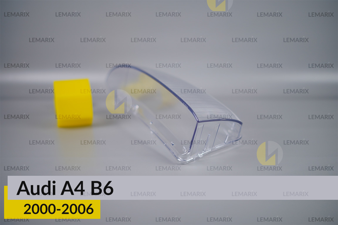 Скло фари Audi A4 B6 (2000-2006) праве
