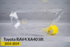 Скло фари Toyota RAV4 XA40 (2015-2019) рест ліве