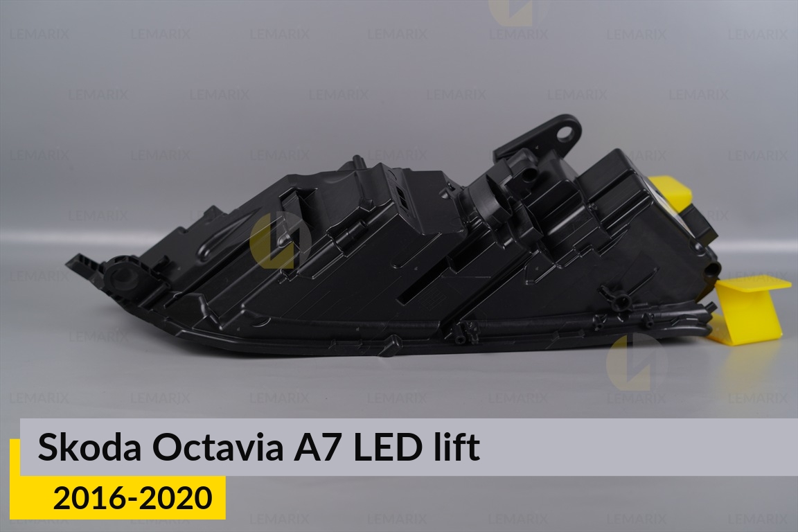 Корпус фари Skoda Octavia A7 LED (2016-2020) рест лівий