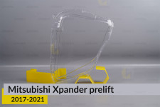 Стекло фары Mitsubishi Xpander (2017-2021) дорест правое