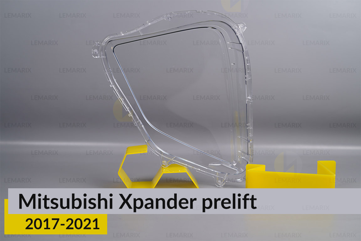 Скло фари Mitsubishi Xpander (2017-2021) дорест праве