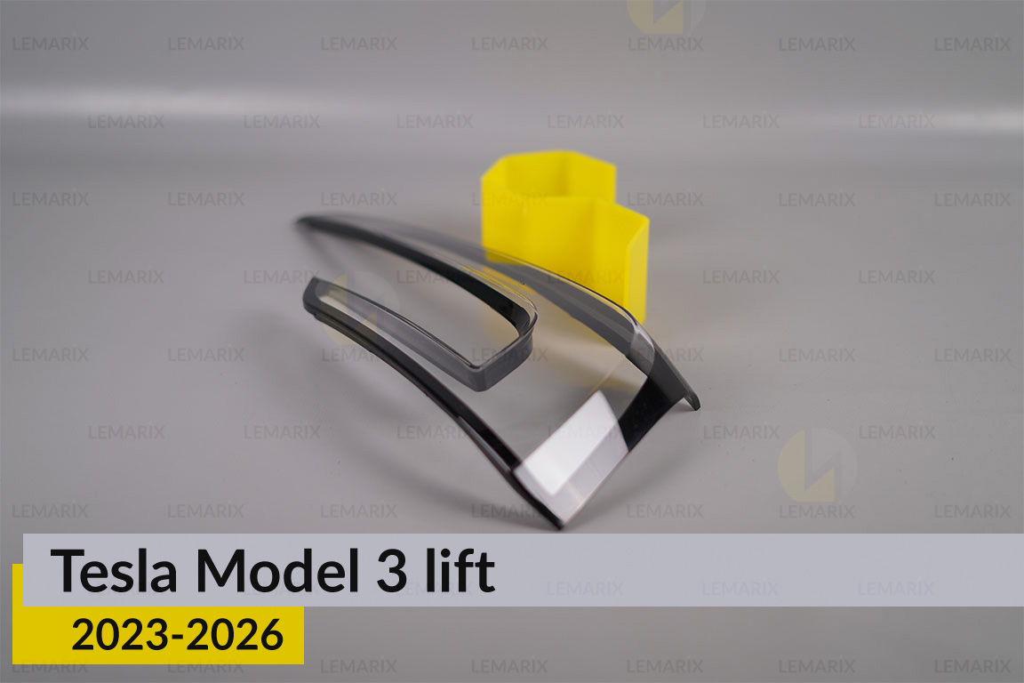 Скло заднього ліхтаря внутрішнє в кришці багажника Tesla Model 3 (2023-2026) рест праве