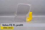 Скло фари Volvo FE FL (2006-2013) дорест ліве