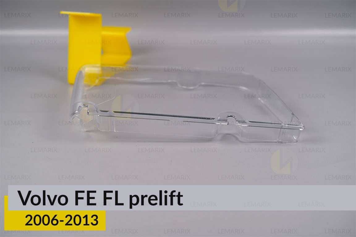 Скло фари Volvo FE FL (2006-2013) дорест ліве