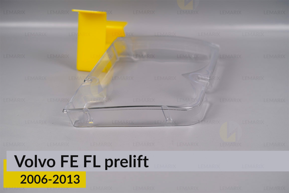 Скло фари Volvo FE FL (2006-2013) дорест ліве