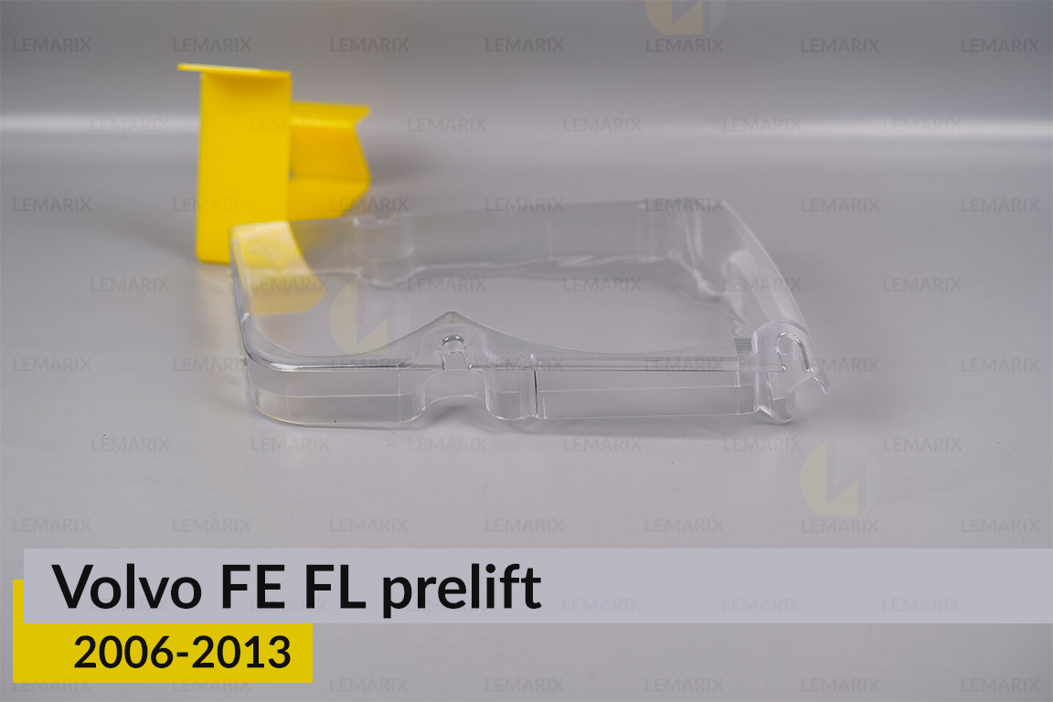 Скло фари Volvo FE FL (2006-2013) дорест ліве