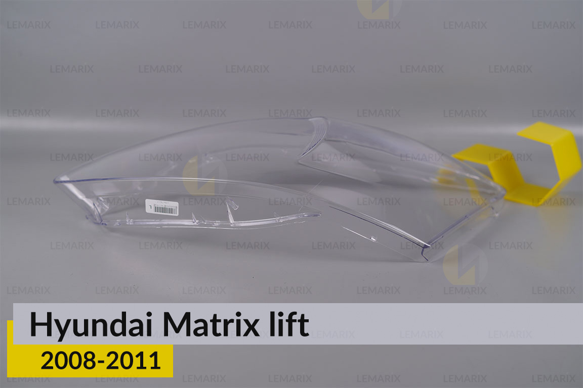 Скло фари Hyundai Matrix (2008-2011) рест ліве