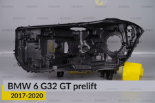 Корпус фары BMW 6 G32 GT (2017-2020) дорест левый