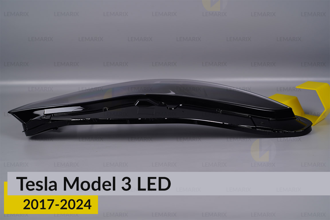 Скло фари Tesla Model 3 LED (2017-2024) праве