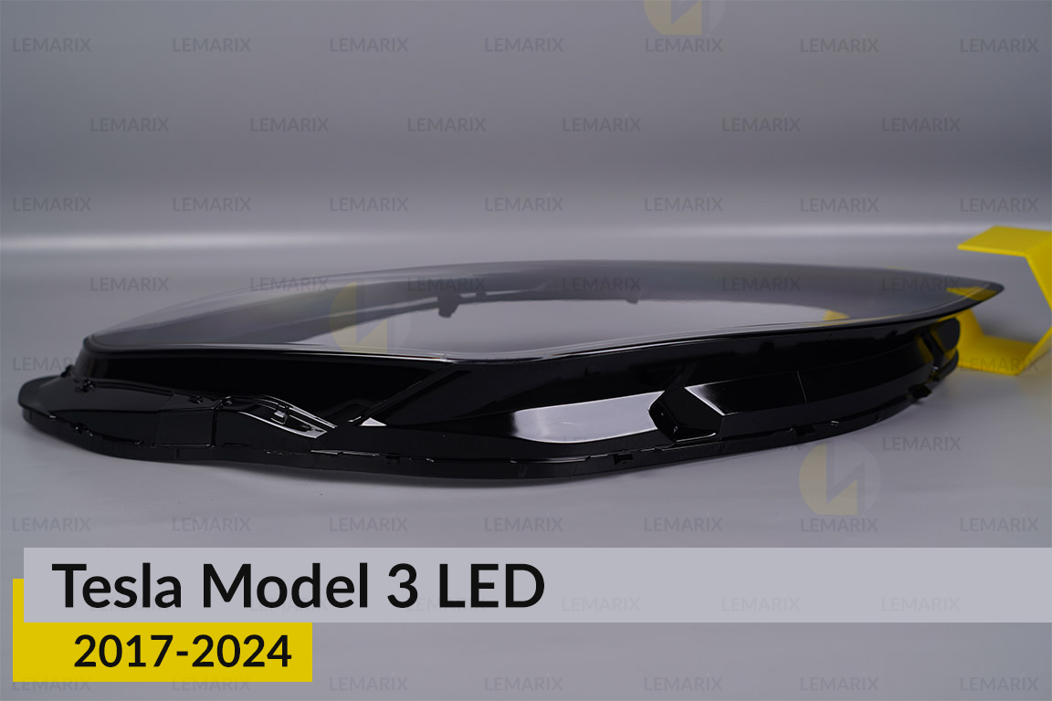 Скло фари Tesla Model 3 LED (2017-2024) праве