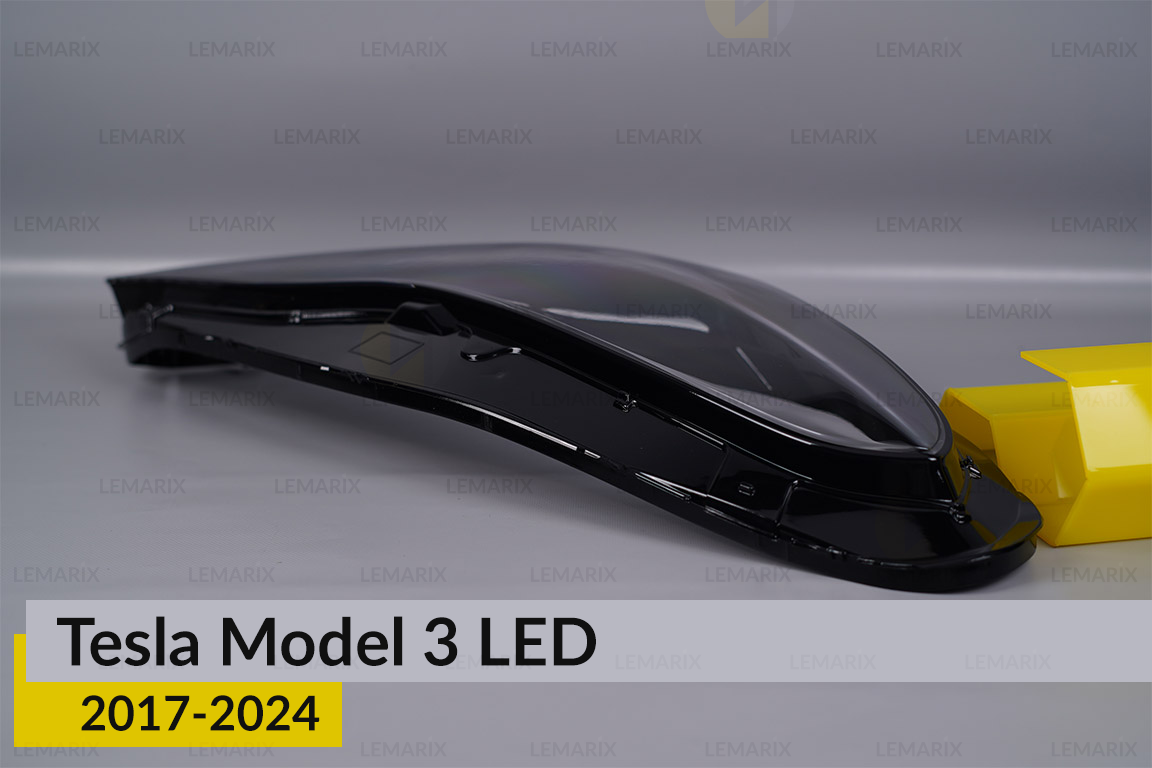 Скло фари Tesla Model 3 LED (2017-2024) праве