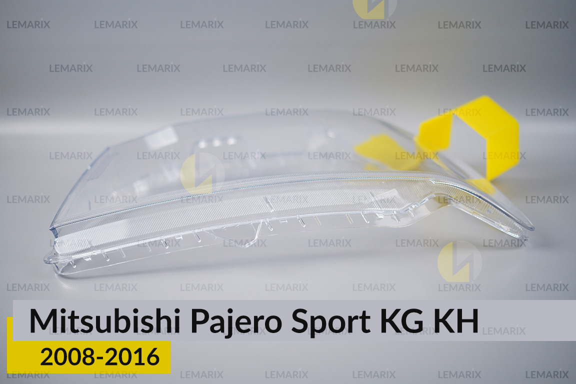 Скло фари Mitsubishi Pajero Sport KG KH (2008-2016) праве