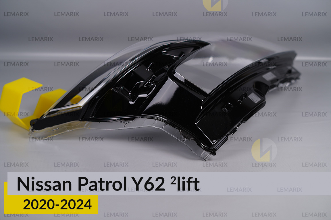 Скло фари Nissan Patrol Y62 (2020-2024) 2 рест праве
