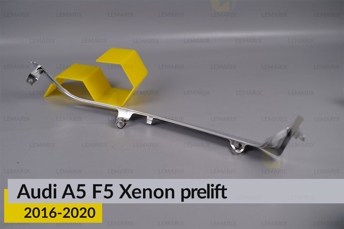 Хромована декоративна маска нижня Audi A5 F5 Xenon (2016-2020) дорест права