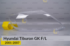 Стекло фары Hyundai Tiburon GK F/L (2001-2007) правое