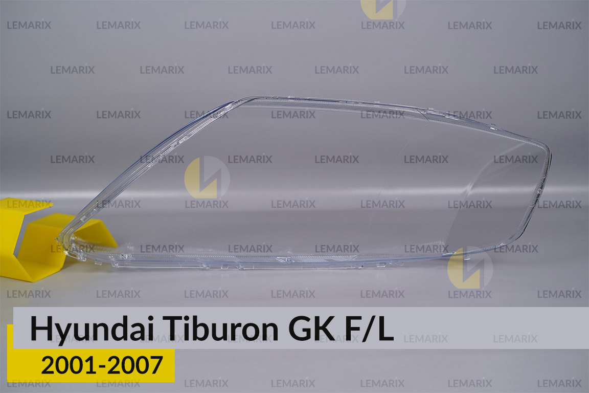 Скло фари Hyundai Tiburon GK F/L (2001-2007) праве