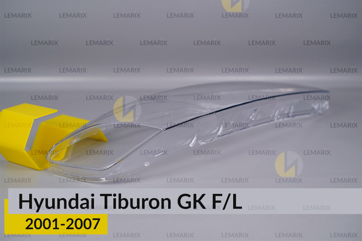 Скло фари Hyundai Tiburon GK F/L (2001-2007) праве