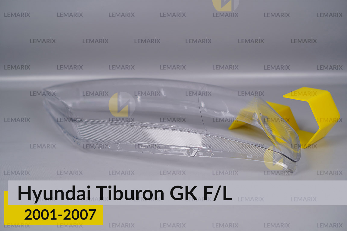 Скло фари Hyundai Tiburon GK F/L (2001-2007) праве