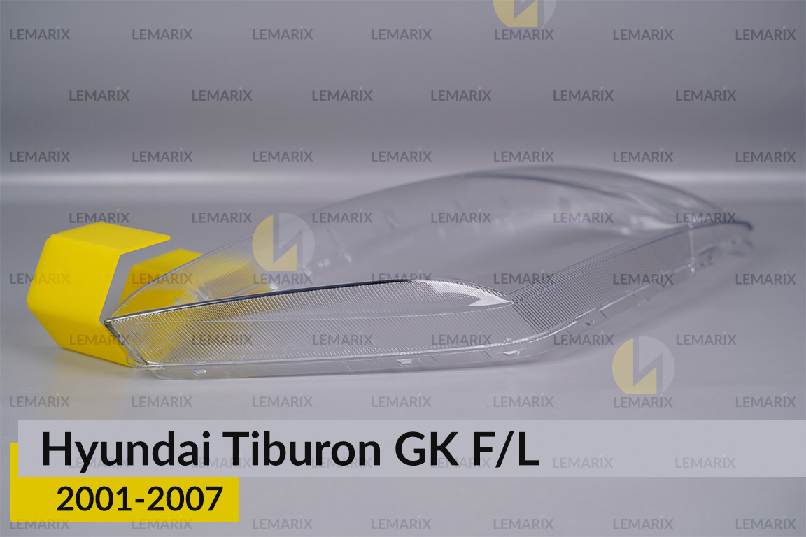 Скло фари Hyundai Tiburon GK F/L (2001-2007) праве
