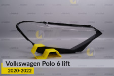 Стекло фары VW Volkswagen Polo 6 (2020-2022) рест правое