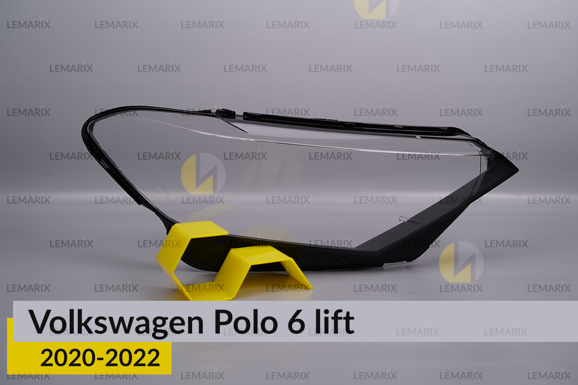 Скло фари VW Volkswagen Polo 6 (2020-2022) рест праве