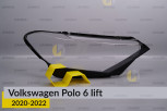Скло фари VW Volkswagen Polo 6 (2020-2022) рест праве