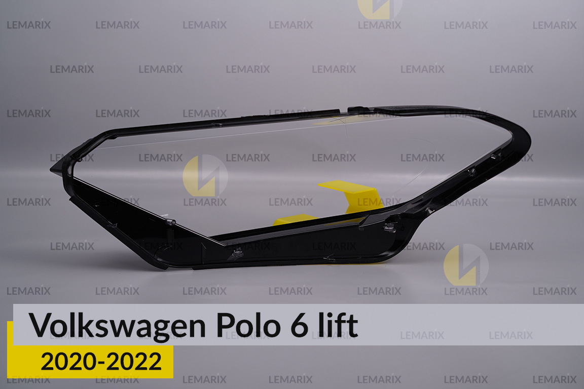Скло фари VW Volkswagen Polo 6 (2020-2022) рест праве