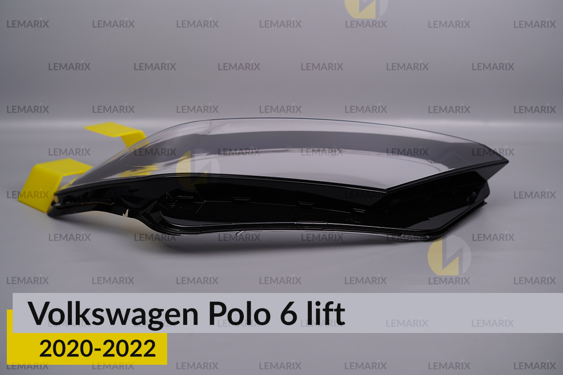 Скло фари VW Volkswagen Polo 6 (2020-2022) рест праве