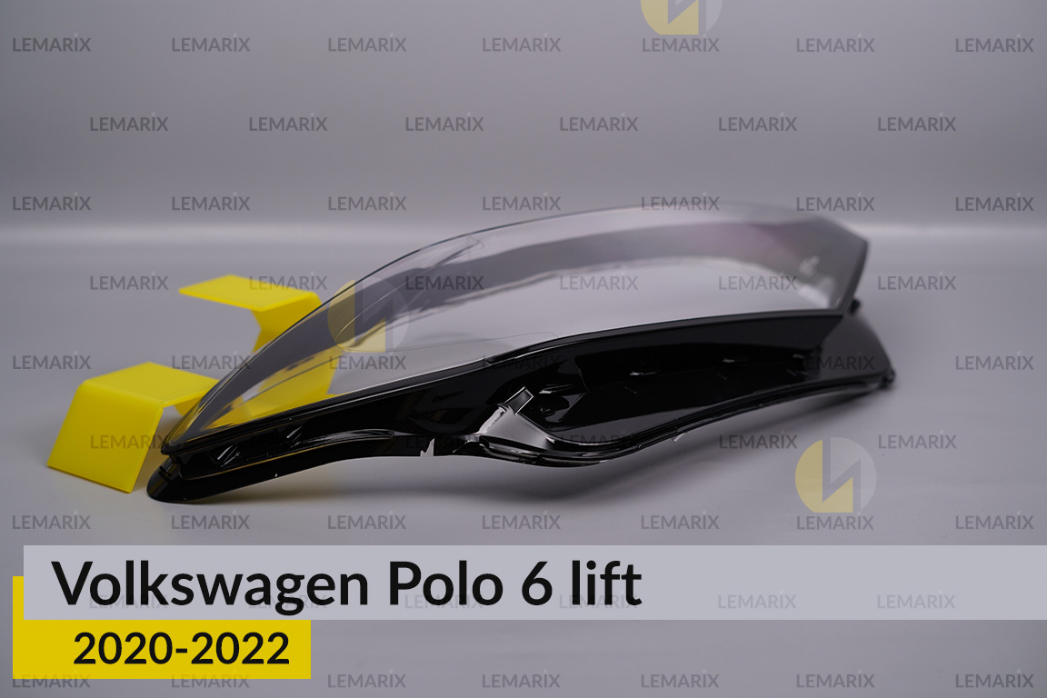 Скло фари VW Volkswagen Polo 6 (2020-2022) рест праве