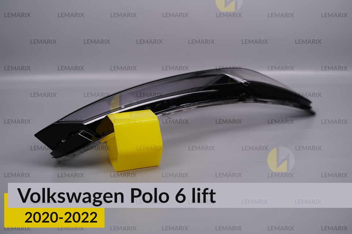 Скло фари VW Volkswagen Polo 6 (2020-2022) рест праве