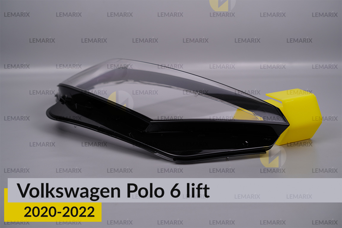 Скло фари VW Volkswagen Polo 6 (2020-2022) рест праве