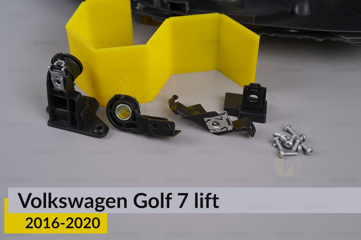 Ремкомплект кріплення корпуса фар VW Volkswagen Golf 7 (2016-2020) рест правий – 4 од.