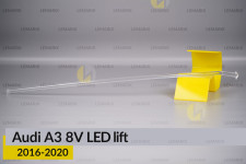 Світловод фари Audi A3 8V LED (2016-2020) рест довгий верхній лівий