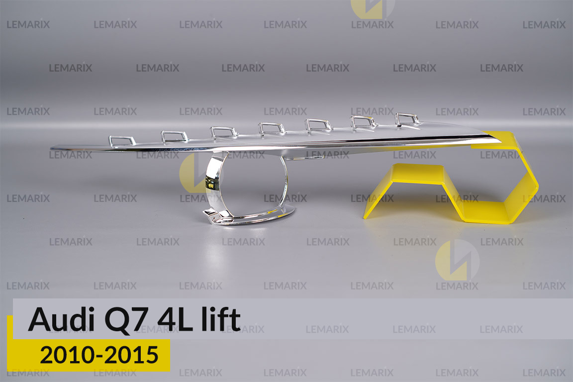 Хромована декоративна маска верхня Audi Q7 4L (2010-2015) рест права