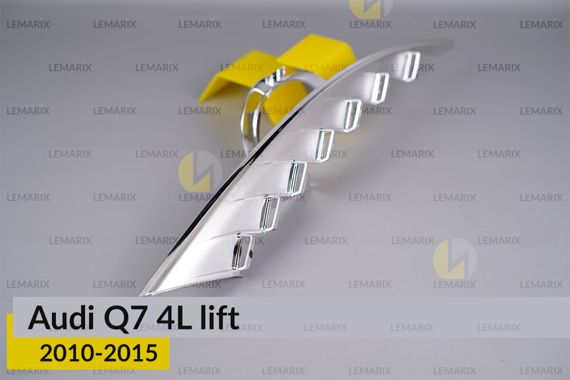 Хромована декоративна маска верхня Audi Q7 4L (2010-2015) рест права
