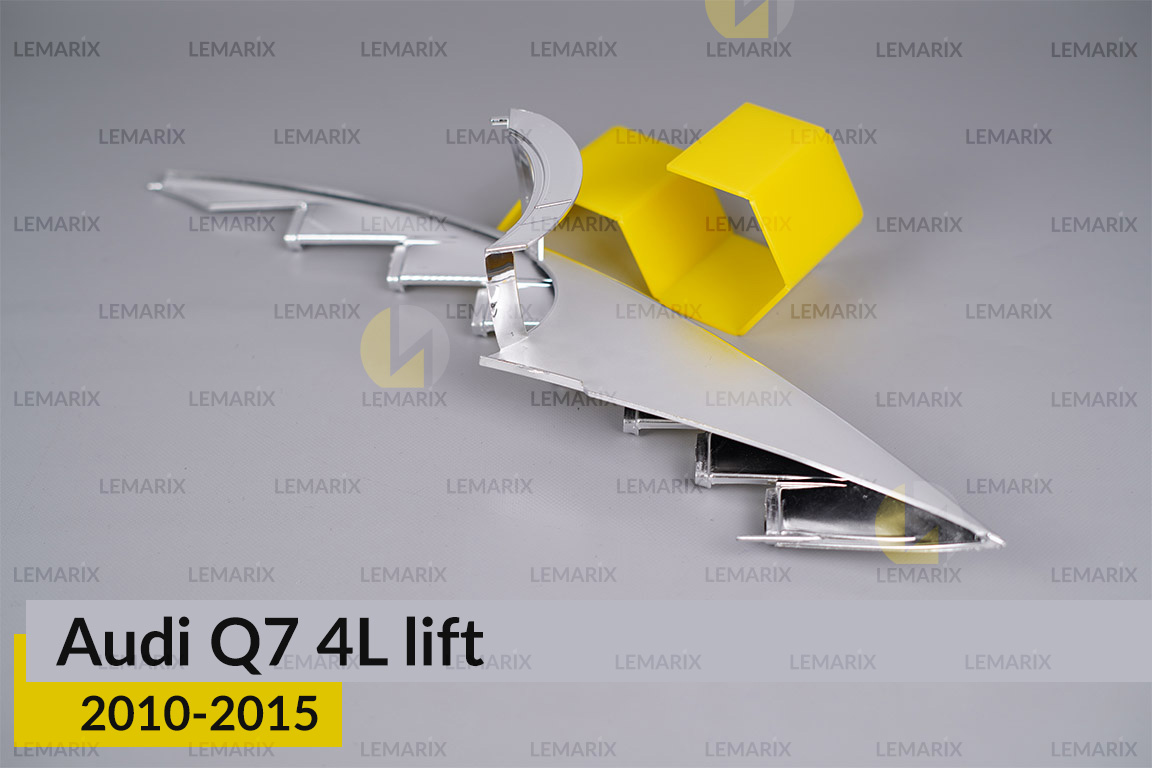 Хромована декоративна маска верхня Audi Q7 4L (2010-2015) рест права