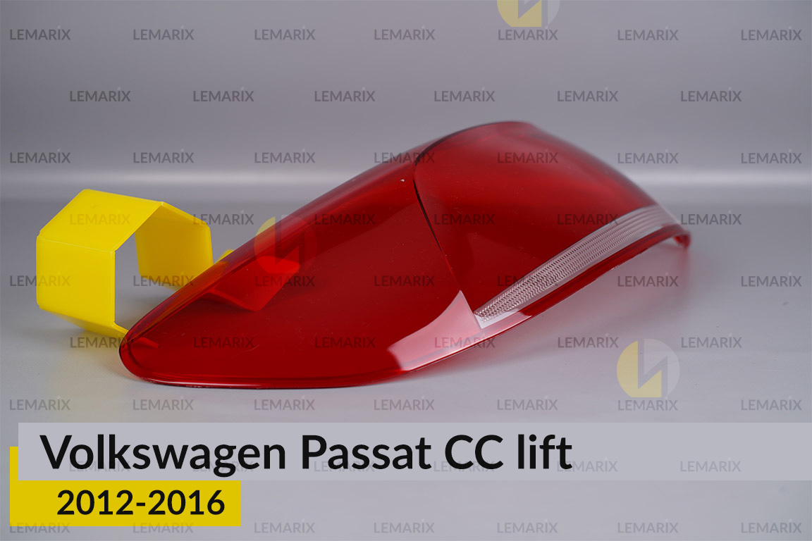 Скло заднього ліхтаря зовнішнє в крилі VW Volkswagen Passat CC (2012-2016) рест ліве