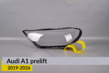 Стекло фары Audi A1 (2019-2026) дорест левое