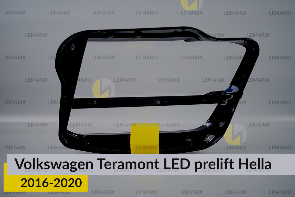 Скло фари VW Volkswagen Teramont LED Hella (2016-2020) дорест праве