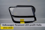 Скло фари VW Volkswagen Teramont LED Hella (2016-2020) дорест праве