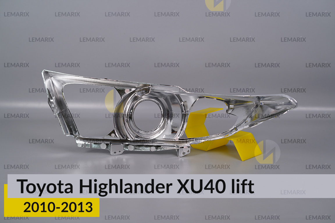 Хромована декоративна маска Toyota Highlander XU40 (2010-2013) рест права