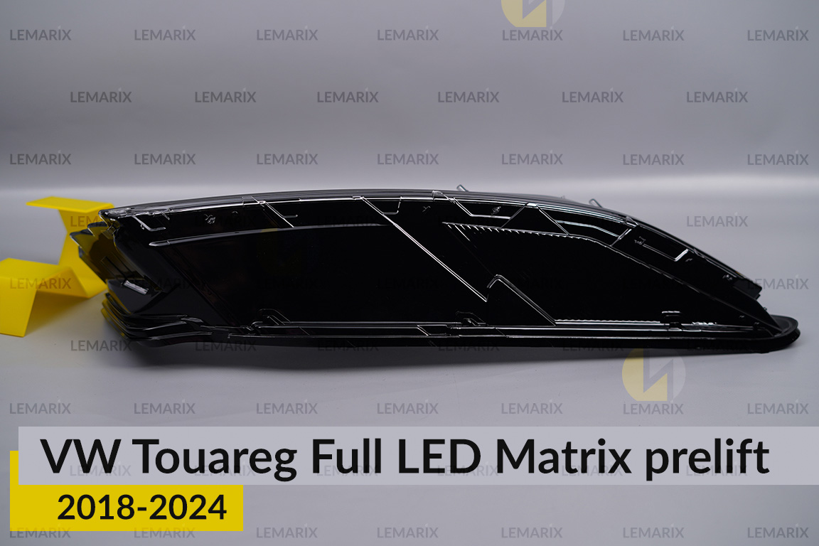 Скло фари VW Volkswagen Touareg Full LED Matrix (2018-2024) дорест праве
