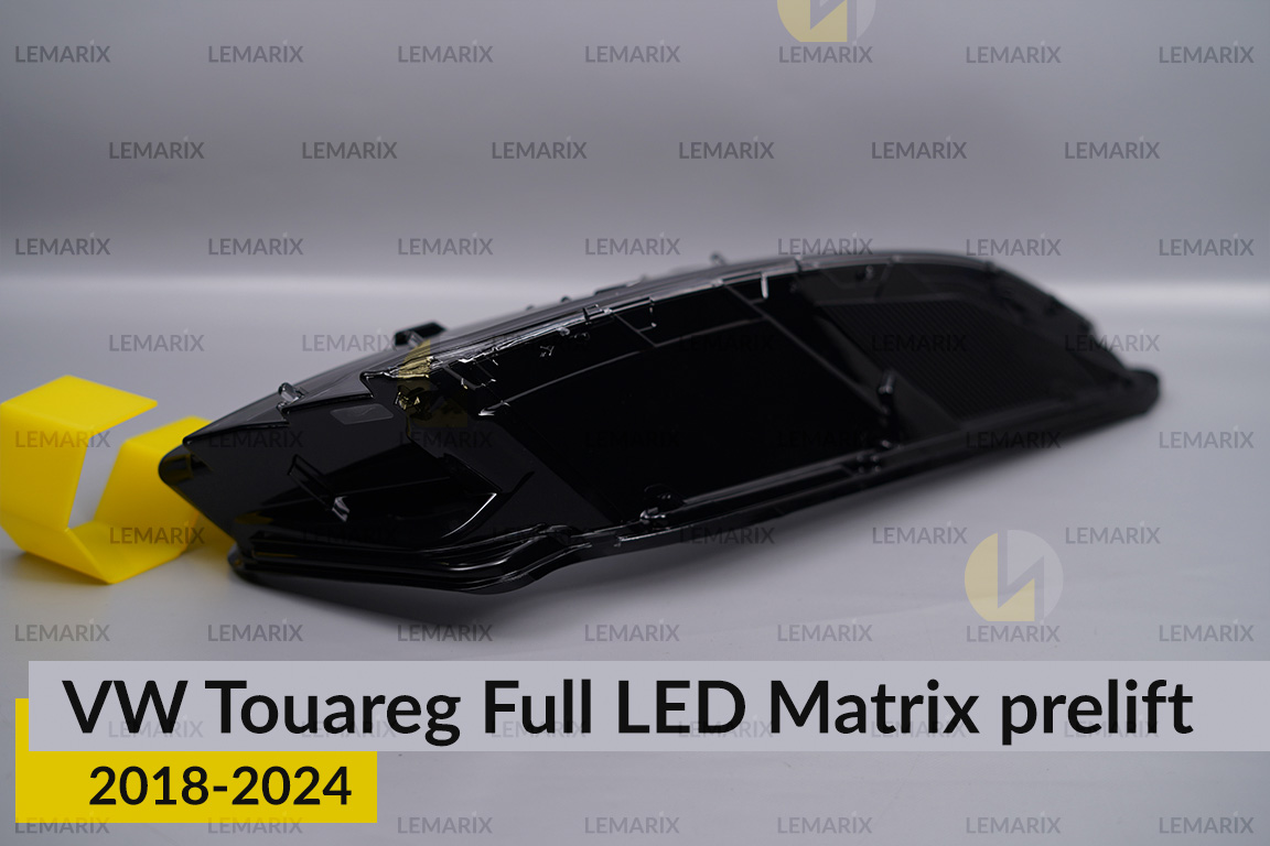 Скло фари VW Volkswagen Touareg Full LED Matrix (2018-2024) дорест праве