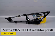 Декоративна маска рефлектора Mazda CX-5 KF LED рефлектор (2016-2022) дорест ліва