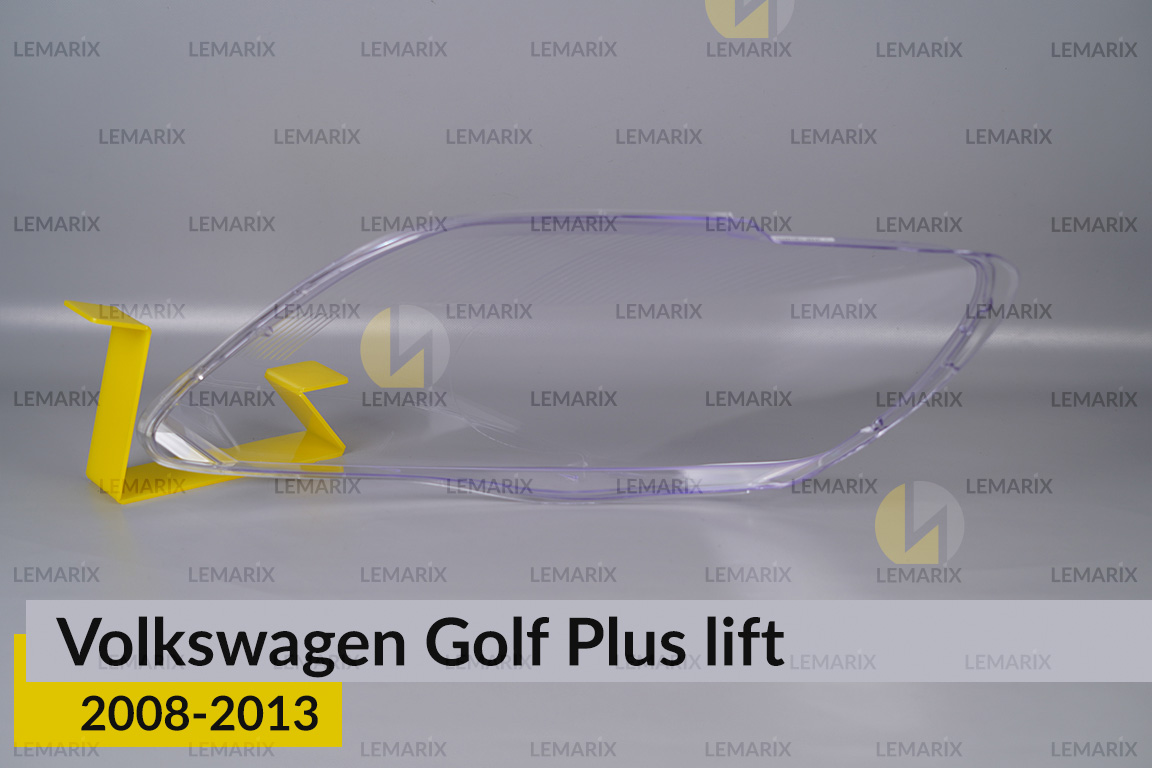 Скло фари VW Volkswagen Golf Plus (2008-2013) рест праве