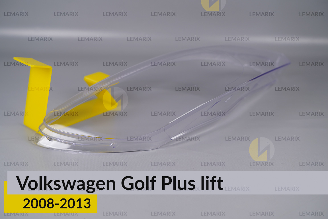 Скло фари VW Volkswagen Golf Plus (2008-2013) рест праве