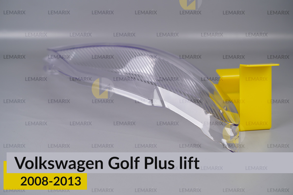 Скло фари VW Volkswagen Golf Plus (2008-2013) рест праве