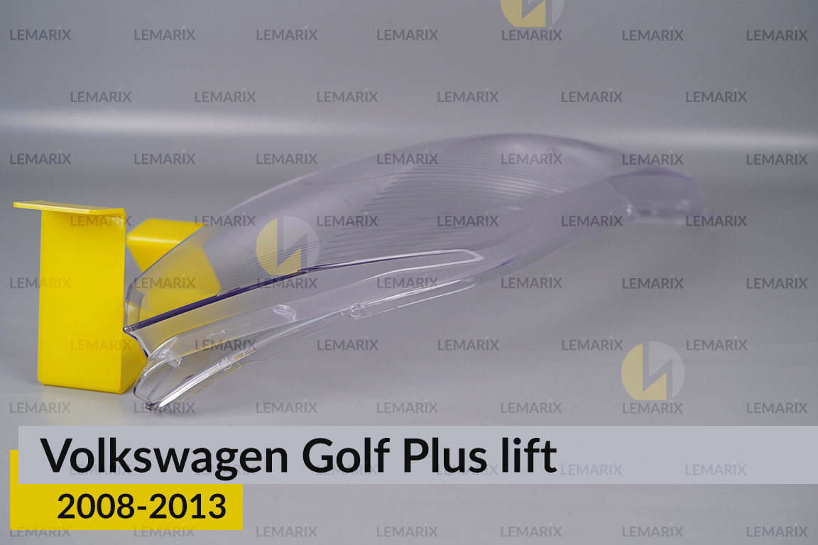 Скло фари VW Volkswagen Golf Plus (2008-2013) рест праве