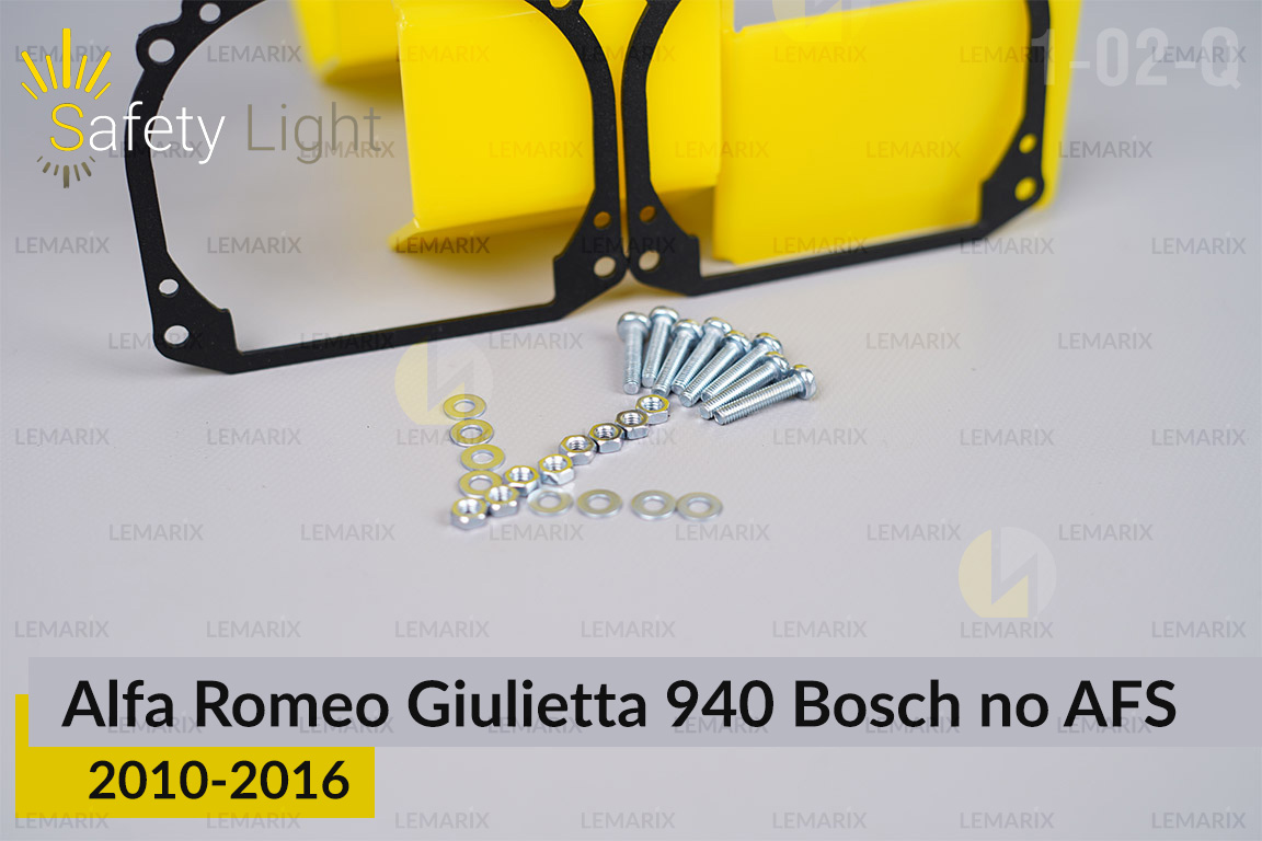 Перехідна рамка для Alfa Romeo Giulietta 940 Bosch no AFS (2010-2016)